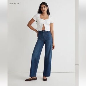 Madewell The Perfect Vintage Wide Leg Jeans